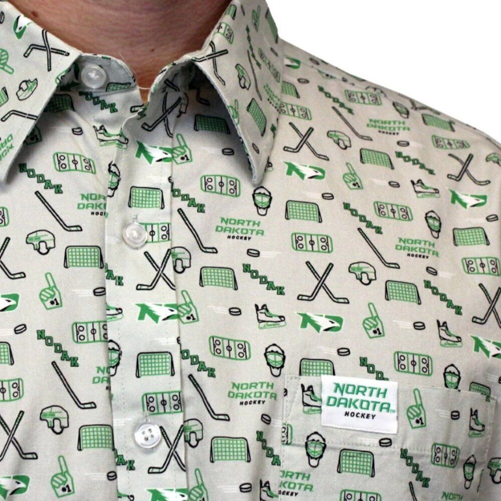 Jack & Sage Nodak Hockey Camp Shirt Mens Size XL North Dakota Sioux Shop NEW - Picture 8 of 8